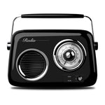 Cargue la imagen en el visor de la galería, Radio Bocina Retro Portátil Bluetooth Vintage Radio Fm Select Sound Klaxon BT1010