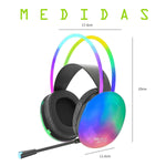 Cargue la imagen en el visor de la galería, Audífonos Gamer Alámbricos Select Gaming Flame - X Sg - h5 Micrófono Integrado Luz Rgb - Selectsound.com.mx