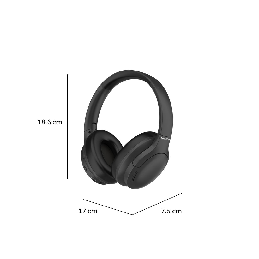 Audífonos Inalámbricos Bluetooth Manos Libres Daewoo Modelo Carbon Bth21 - dw Color Negro - Selectsound.com.mx