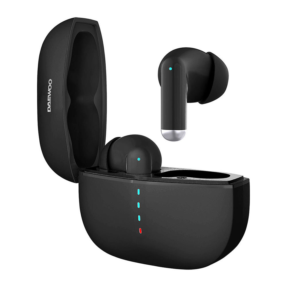 Audífonos Inalámbricos Daewoo DW - 07N Onyx Bluetooth 5.3 con Cancelación de Ruido y Estuche de Carga - Selectsound.com.mx