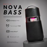 Cargue la imagen en el visor de la galería, Bafle Bluetooth Nova Bass BT2002 — 80W RMS, Deep Bass, TWS y Luces LED | Parlante Portátil Inalámbrico - Selectsound.com.mx