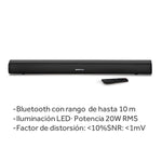 Cargue la imagen en el visor de la galería, Barra De Sonido 32" Con Luces Led Daewoo Unlimited 20w Rms - Selectsound.com.mx