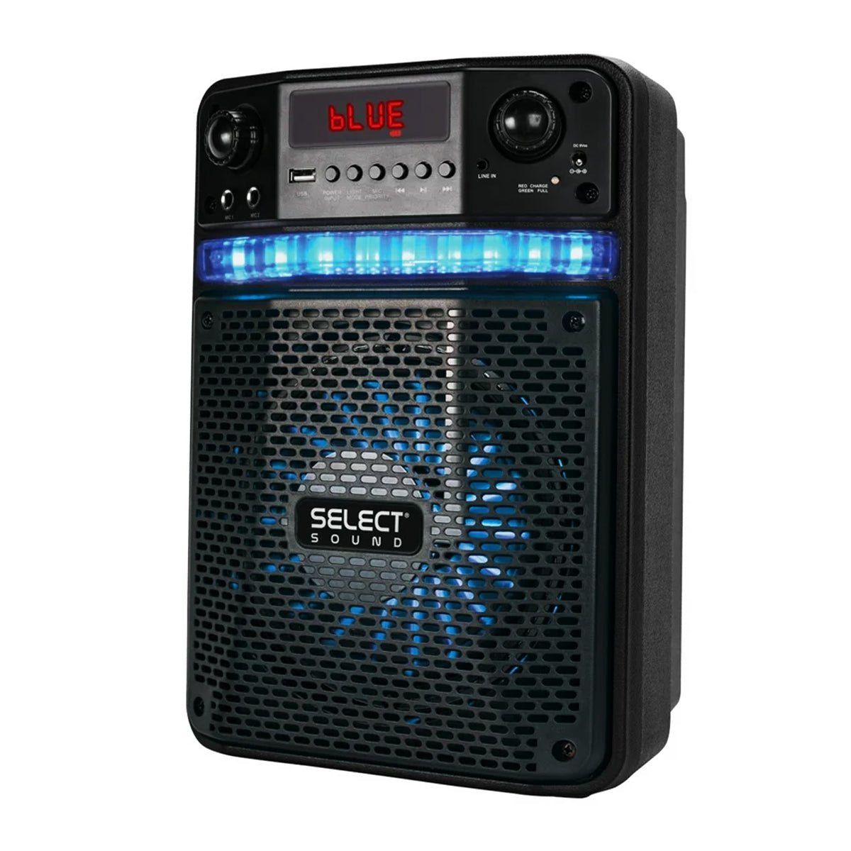 Bocina Bafle Recargable 6.5" Thunder Tws Subwoofer Radio Fm Bt1808 Led Usb - Selectsound.com.mx