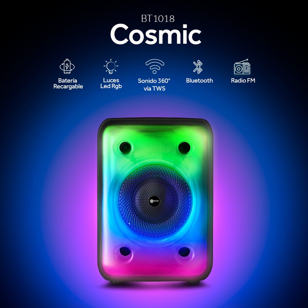 Bocina Bluetooth 8 Pulgadas Modelo Cosmic Select Sound - Selectsound.com.mx