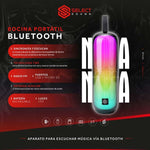 Cargue la imagen en el visor de la galería, Bocina Bluetooth Recargable Select Sound Bt232 Luz Led Radio Fm Negro Tws - Selectsound.com.mx