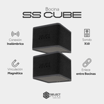 Cargue la imagen en el visor de la galería, Bocina Inalámbrica Bluetooth Magéntica Modelo SS - Cube Recargable Usb - Selectsound.com.mx