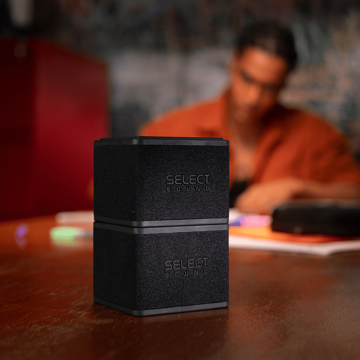 Bocina Inalámbrica Bluetooth Magéntica Modelo SS - Cube Recargable Usb - Selectsound.com.mx