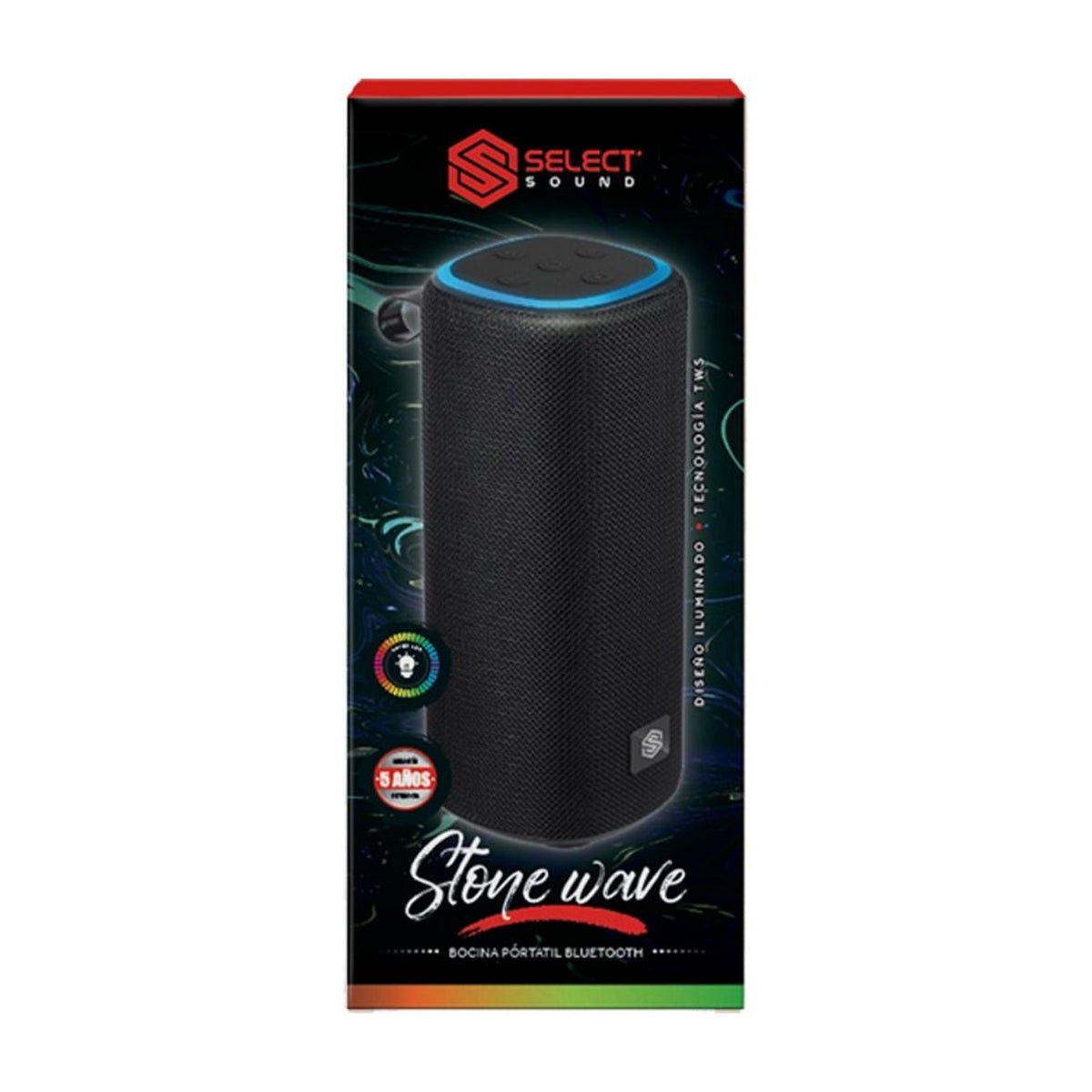 Bocina Portátil Bluetooth Stone Wave Select Sound BT234 - Selectsound.com.mx