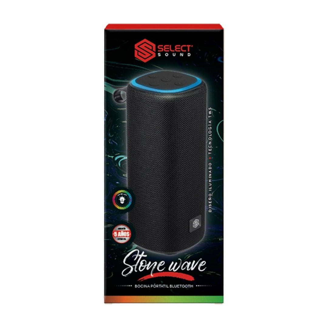 Bocina Portátil Bluetooth Stone Wave Select Sound BT234 - Selectsound.com.mx