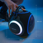 Cargue la imagen en el visor de la galería, Bocina Portátil Daewoo DW230 Power Ball Bluetooth Tecnología IPX4 Bass Boost e Iluminación - Selectsound.com.mx