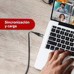 Cargue la imagen en el visor de la galería, Cable De Datos Usb Tipo C A Tipo C Select Power Indicador led 1.2mts Modelo CC - CSPN - Selectsound.com.mx
