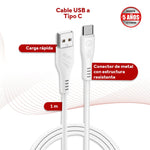 Cargue la imagen en el visor de la galería, Cable Usb De Carga Tipo C Carga Rápida Select Power 1 mts C3 - SP - Selectsound.com.mx
