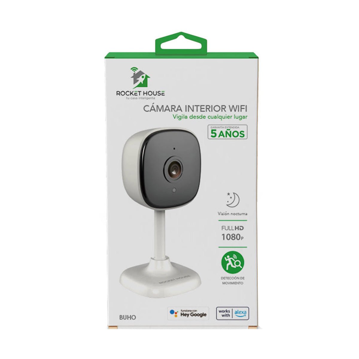 Cámara De Seguridad Rocket House Buho Interiores 1080p Hd Ip - Selectsound.com.mx