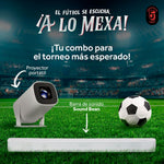 Cargue la imagen en el visor de la galería, Combo Barra De Sonido Sound Bean DW3292 Bluetooth Touch y Proyector Portátil PROJ - SP Wifi Bluetooth Resolución HD - Selectsound.com.mx