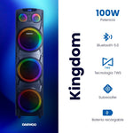 Cargue la imagen en el visor de la galería, Combo Bocina Bafle Torre De Sonido Kingdom Daewoo DW2022 y Proyector Portátil PROJ - SP Wifi Bluetooth Resolución HD KIT - MUN13 - Selectsound.com.mx
