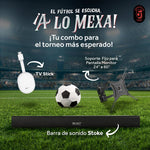 Cargue la imagen en el visor de la galería, Combo Tv Stick STICK - SP Streaming Control de Voz 4k Ultra HD Soporte De Pared Articulado SOP - 04 Para Pantalla - Monitor 24" A 40" Barra De Sonido BT3280 KIT - MUN18 - Selectsound.com.mx