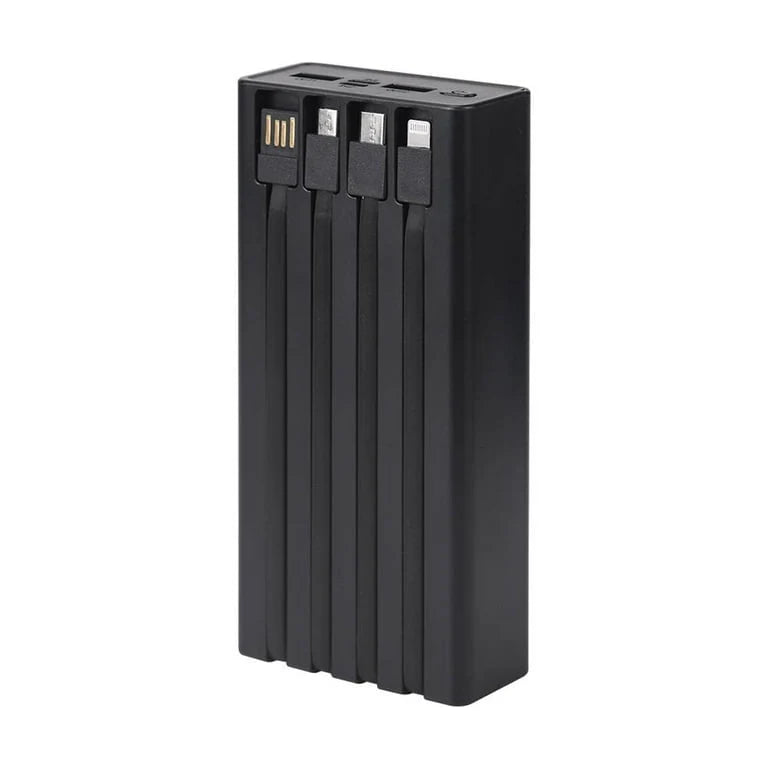 Kit Audífonos Inalámbricos Daewoo Modelo Argon Manos Libres Negro BTH20 - DW + Power Bank Bateria Portatil 20,000mAh Carga Rapida - Selectsound.com.mx