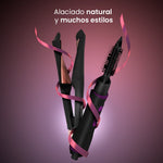 Cargue la imagen en el visor de la galería, Kit Plancha Alaciadora Rizadora De Cabello DW - RZ1 + Cepillo Secador 2 Velocidades Con 6 Cepillos Intarcambiables Multifuncional Daewoo - Selectsound.com.mx