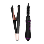 Cargue la imagen en el visor de la galería, Kit Plancha Alaciadora Rizadora De Cabello DW - RZ1 + Cepillo Secador 2 Velocidades Con 6 Cepillos Intarcambiables Multifuncional Daewoo - Selectsound.com.mx