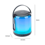 Cargue la imagen en el visor de la galería, Mini Bocina Inalámbrica Recargable Bluetooth Magma Tws Luces Led Rgb - Selectsound.com.mx