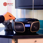 Cargue la imagen en el visor de la galería, Radiograbadora Inalámbrica Bluetooth Usb Mp3 Select Sound BT8110 - Selectsound.com.mx