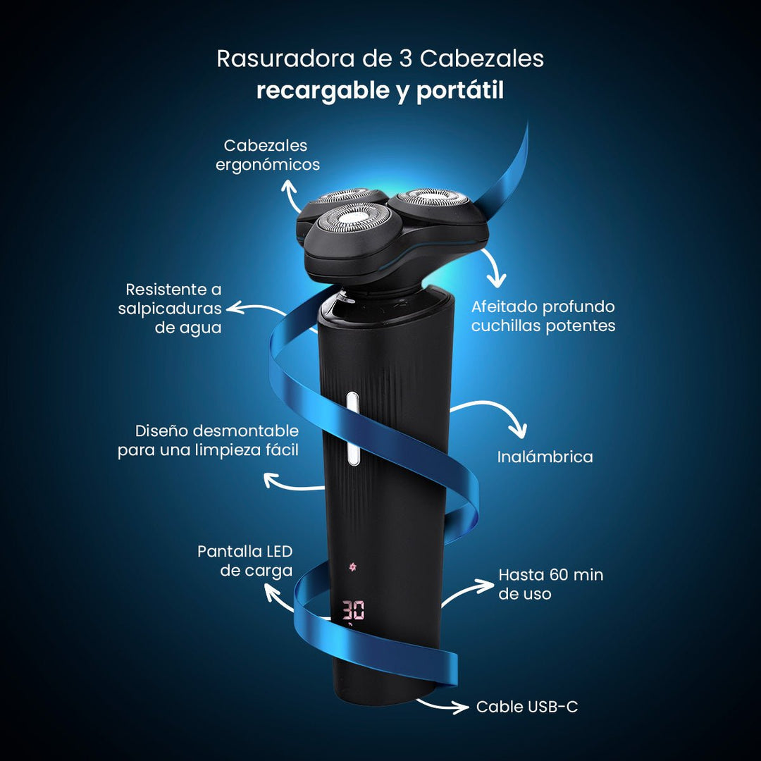 Rasuradora Eléctrica Recargable Usb Daewoo 5w DW - RS2 - Selectsound.com.mx