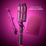 Cargue la imagen en el visor de la galería, ⭐Rizador Waflera DW - RZ2TZ Daewoo 3 en 1 de Barriles + Ferro Intercambiable + Taza de cerámica Belfast con corcho - Selectsound.com.mx