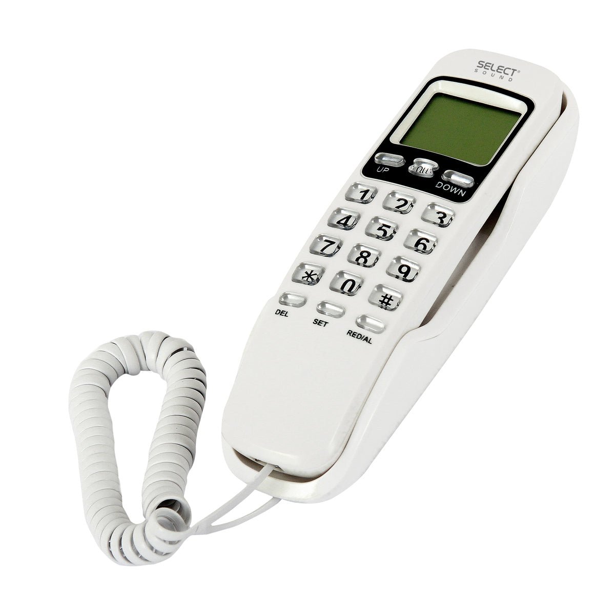 Teléfono De Pared Fijo Select Sound Caller ID Alarma 8338 - Selectsound.com.mx