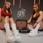 Cargue la imagen en el visor de la galería, Tornamesa Melody BT8006 Tocadiscos Vintage con Bluetooth 5.0, 3 Velocidades y Auto Stop Maletín Retro - Selectsound.com.mx