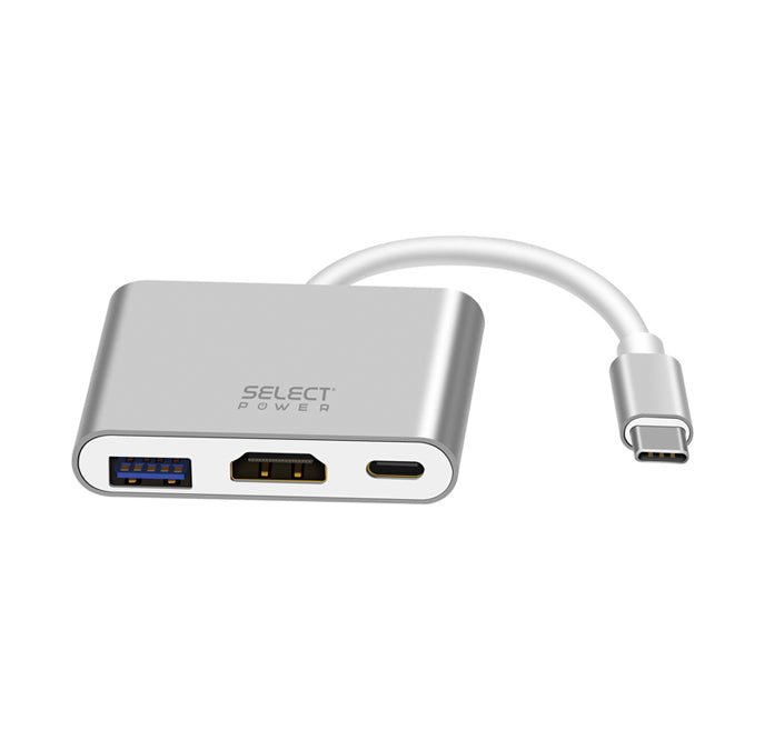ADAPTADOR USB-C A HDMI + USB + TIPO C SELECT SOUND ADAPC-SP - Selectsound.com.mx