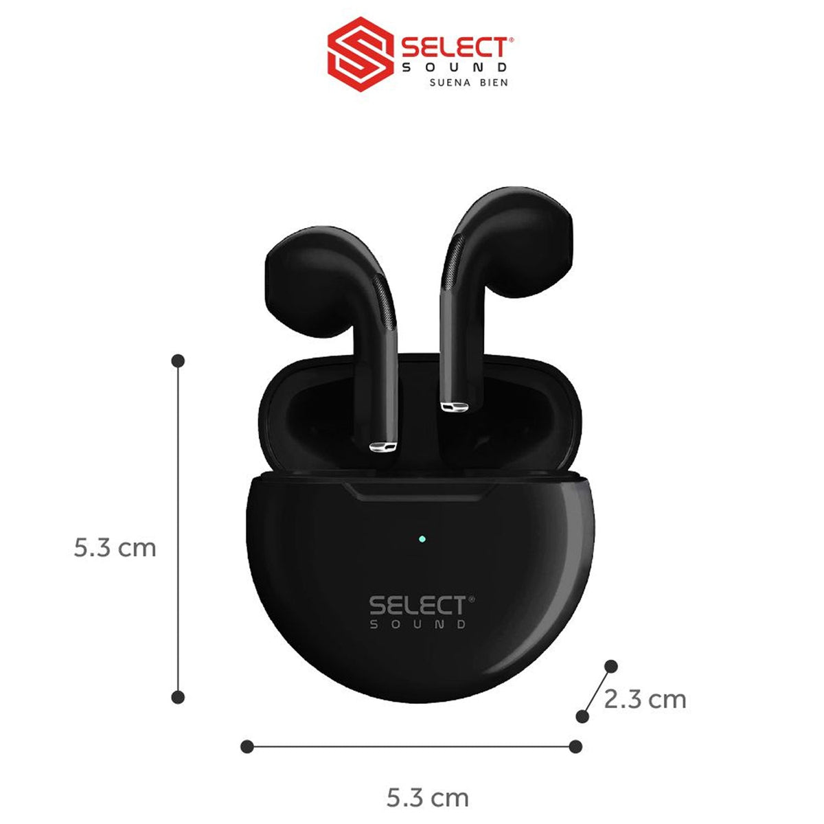Audífonos Bluetooth Inalábricos Tws Dots Select Sound - Selectsound.com.mx