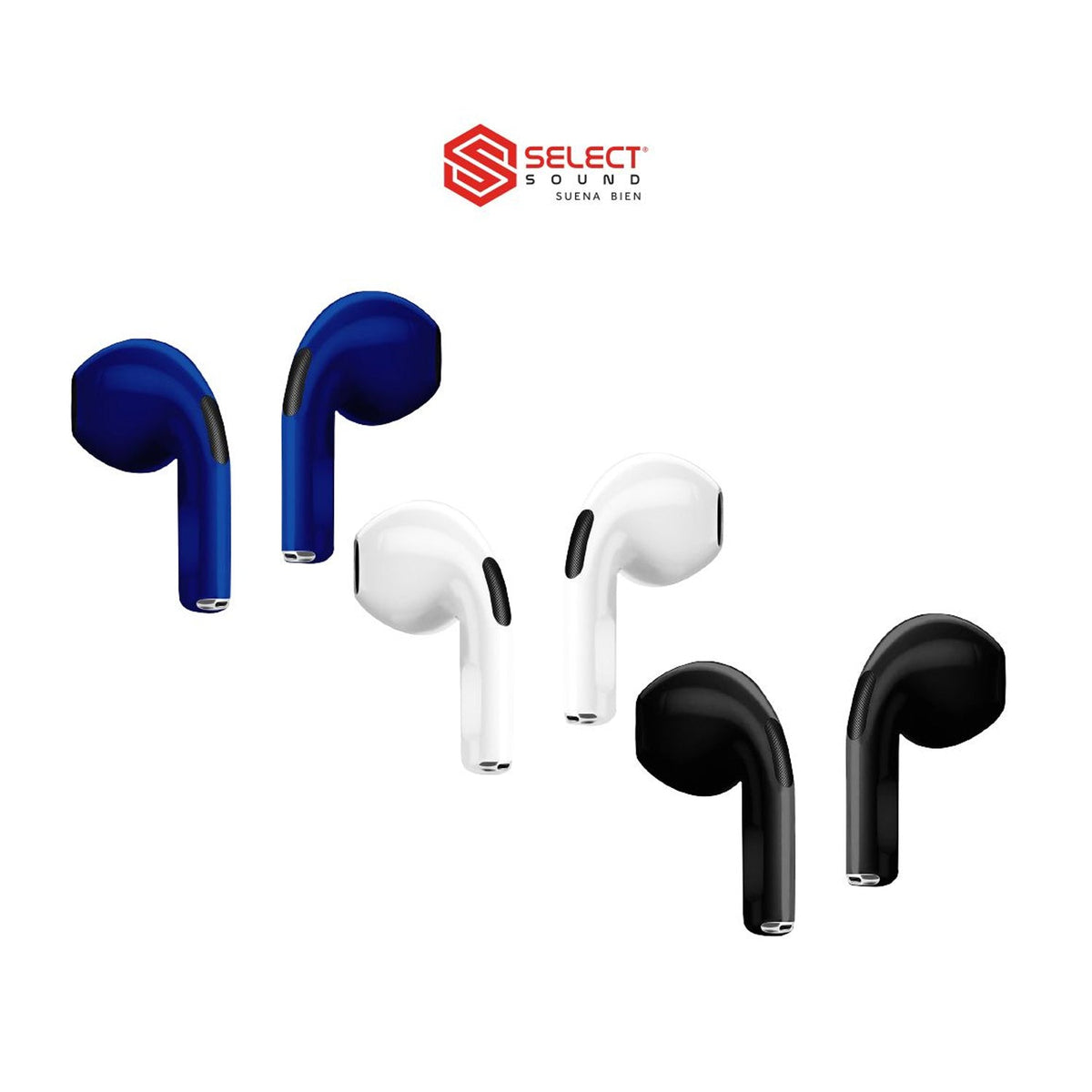 Audífonos Bluetooth Inalábricos Tws Dots Select Sound - Selectsound.com.mx