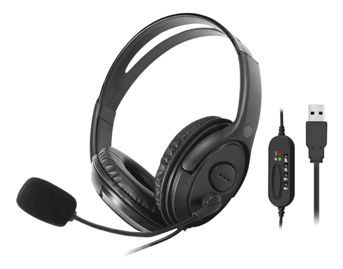 Audífonos Con Micrófono Select Sound H1-ss Alámbricos Usb - Selectsound.com.mx