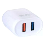 Cargue la imagen en el visor de la galería, Cargador de Pared Carga Rapida 2 Puertos Usb NCU-SP - Selectsound.com.mx