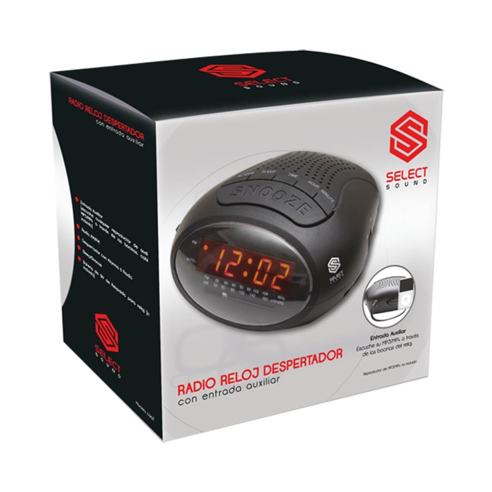 Radioreloj Despertador 4382 - Selectsound.com.mx