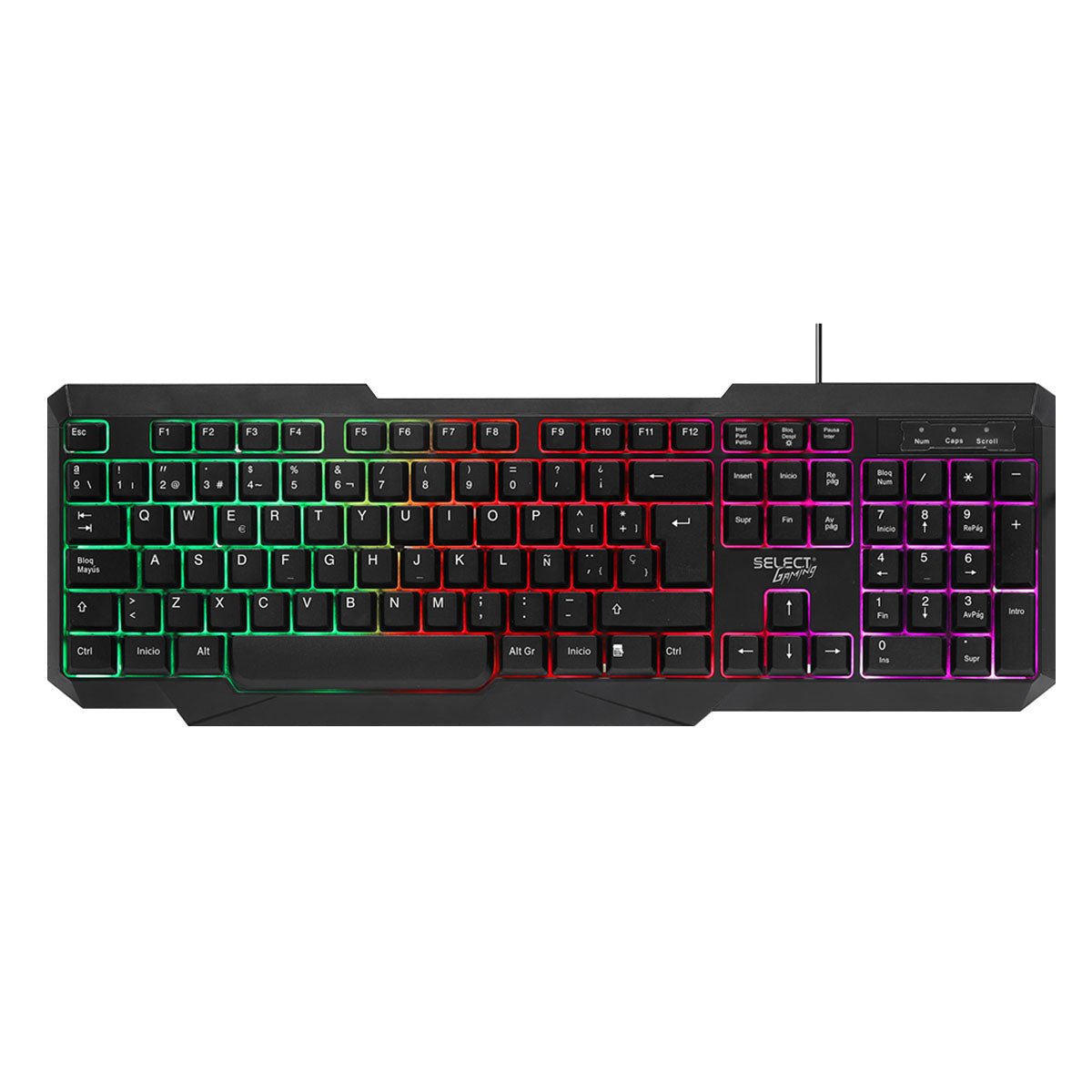 Teclado Mecánico Gamer Alámbrico War Dragon Rgb Select Gaming SG-T2 - Selectsound.com.mx