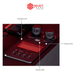 Cargue la imagen en el visor de la galería, Tocadiscos De Vinilo Tornamesa Retro Portátil Bluetooth Recargable Radio Fm Select Sound BT8000 - Selectsound.com.mx