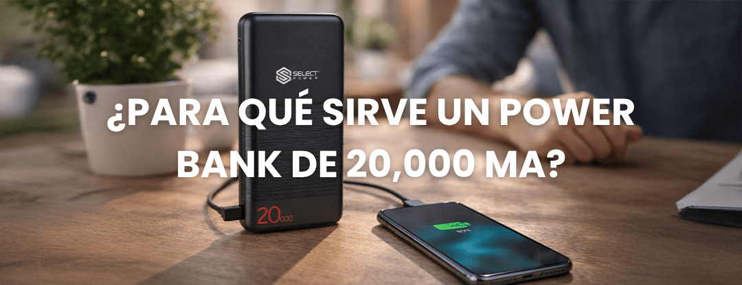 ¿Para qué sirve un power bank de 20,000 mA? - Selectsound.com.mx