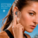 Cargue la imagen en el visor de la galería, Audífonos Bluetooth Select Sound BTH049 Steel Buds Inalámbricos con Estuche de Carga y hasta 15 Horas de Autonomía