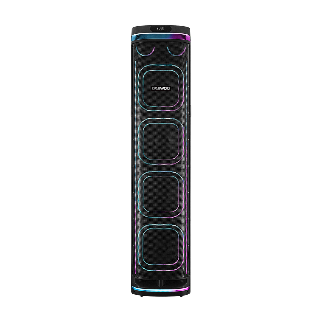 Bocina Bafle Daewoo DW2024Torre De Sonido Recargable Bluetooth 4x10" Tws 100w Rms