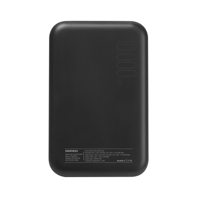 Paquete Power Bank PB10-DW Bateria Portátil Daewoo 10,000mAh Carga Rapida y Audífonos Inálambricos BTH050B Bluetooth Pantalla Touch