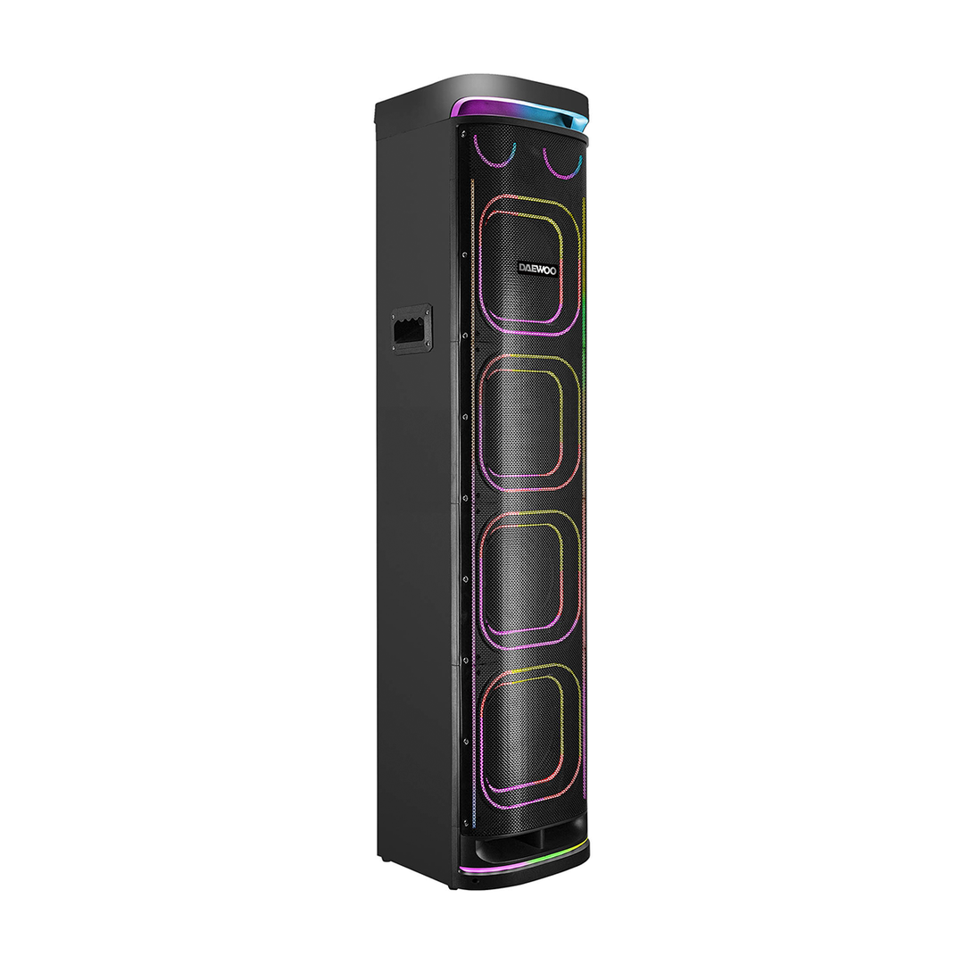 Bocina Bafle Daewoo DW2024Torre De Sonido Recargable Bluetooth 4x10" Tws 100w Rms