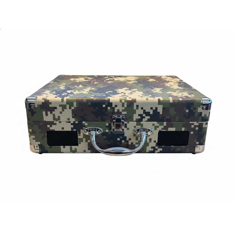 Tocadiscos Bluetooth Select Sound 3 Velocidades con Radio FM y USB Verde BT8001