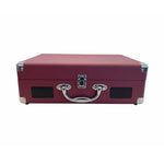 Cargue la imagen en el visor de la galería, Tocadiscos Bluetooth Select Sound BT8002 de 3 Velocidades con Radio FM y USB Color Vino