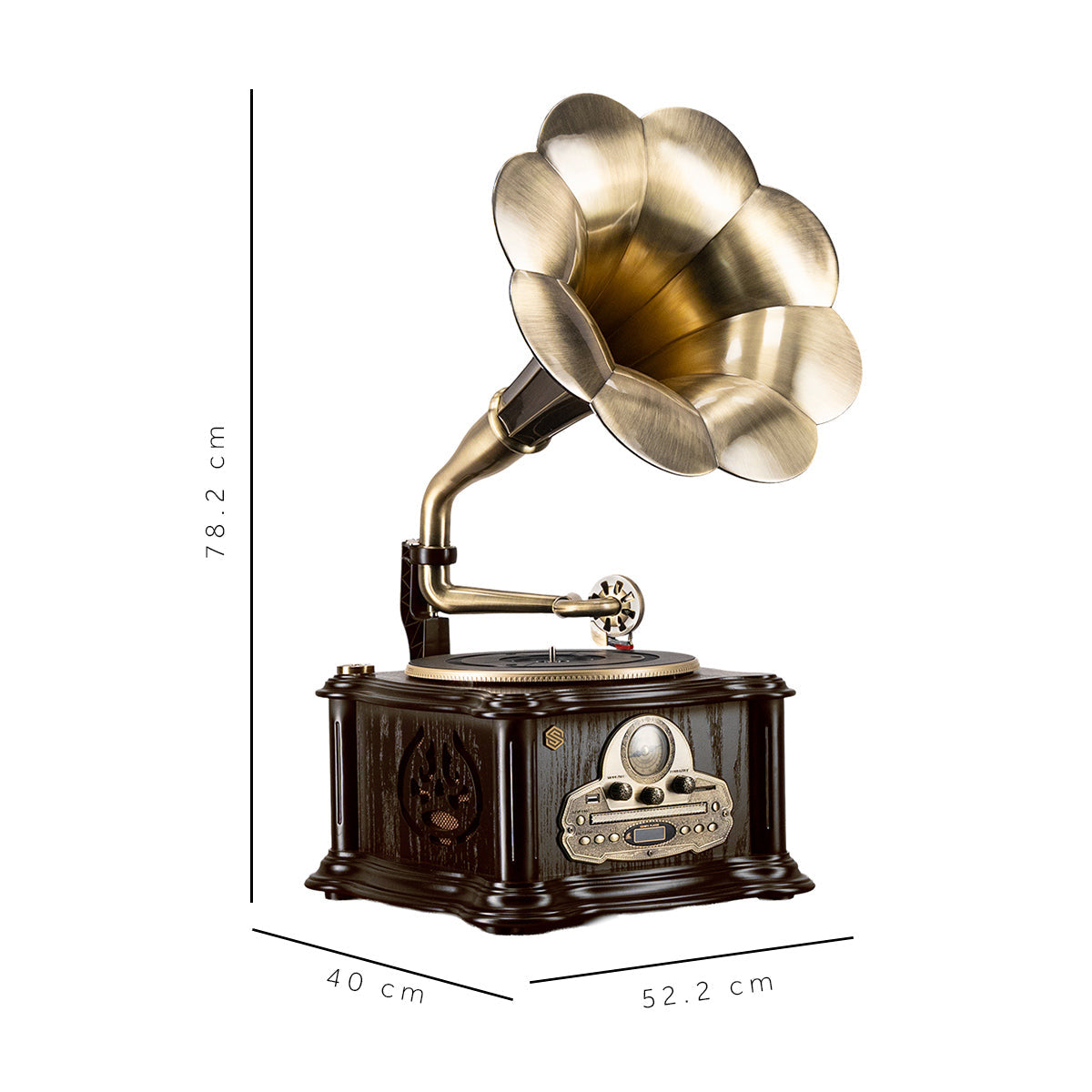 Minicomponente Select Sound Euphonia BT9005 Bluetooth 5.0 Tornamesa