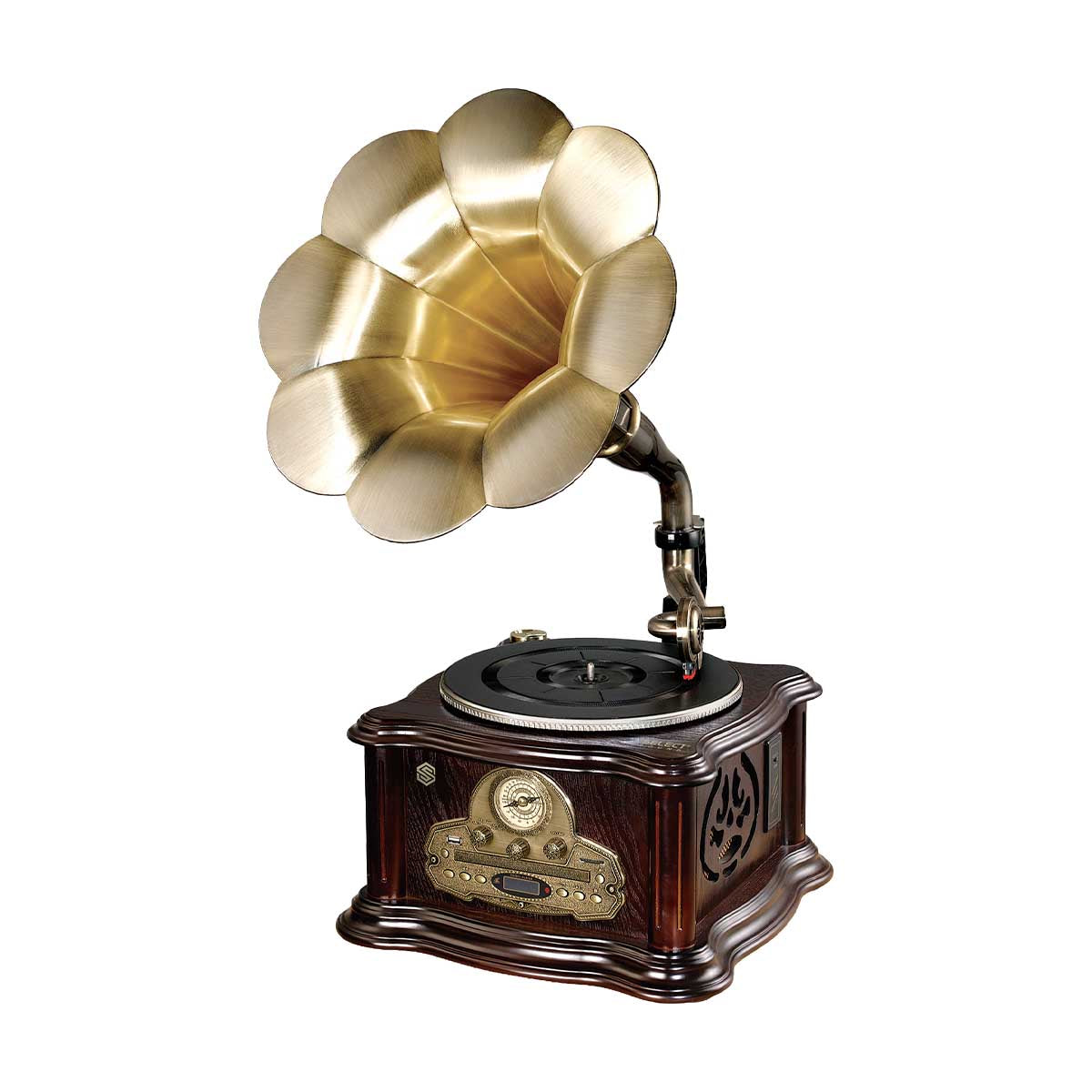 Tornamesa Select Sound estilo vintage para discos de vinilo