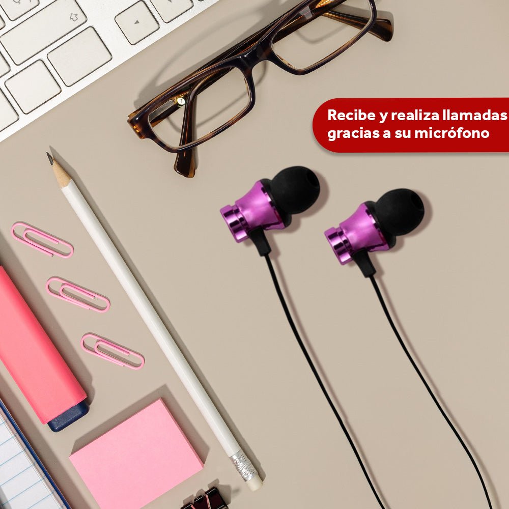Audífonos Alámbricos Manos Libres In - Ear Select Sound Modelo H04 - Selectsound.com.mx