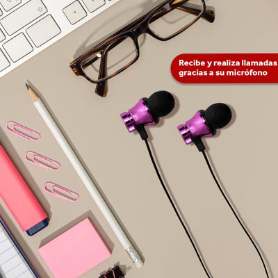 Audífonos Alámbricos Manos Libres In - Ear Select Sound Modelo H04 - Selectsound.com.mx