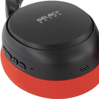 Audífonos de Diadema Select Sound ALPHA+ BTH052 Bluetooth 6.0 ANC ENC 35H - Selectsound.com.mx