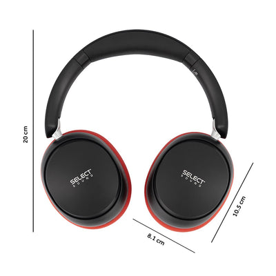 Audífonos de Diadema Select Sound ALPHA+ BTH052 Bluetooth 6.0 ANC ENC 35H - Selectsound.com.mx